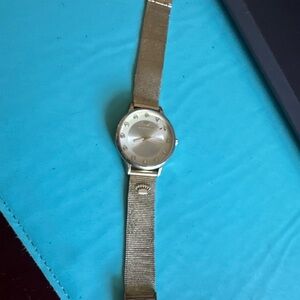 Gold Watch with Mesh Strap by juicy couture
